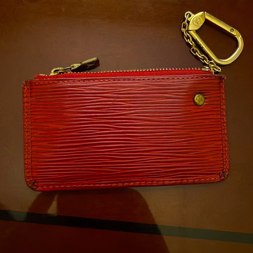 Authentic Epi Red Key Cles